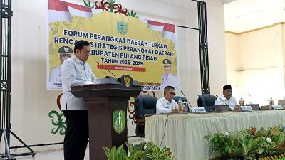 Wabup Pulpis Buka Forum Perangkat Daerah Bahas Renstra 2025–2029