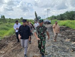 Jalan Poros Sebangau Kuala Mulai Diperbaiki, PT ANH Tunjukkan Itikad Baik