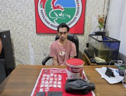 Sembunyikan 22 Paket Sabu dalam Kaleng Cat, Peces Diringkus Polisi di Kotim