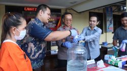 Polres Gumas Musnahkan Hampir 100 Gram Sabu Senilai Rp120 Juta