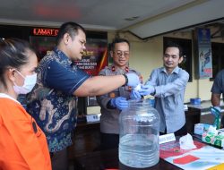 Polres Gumas Musnahkan Hampir 100 Gram Sabu Senilai Rp120 Juta