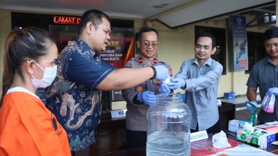 Polres Gumas Musnahkan Hampir 100 Gram Sabu Senilai Rp120 Juta