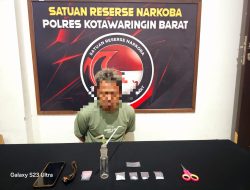 Polres Kobar Tangkap Pengedar Sabu, Barang Bukti Ditemukan di Bawah Sprei