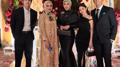 Ariel Tatum Tampil Elegan Bareng Daffa Wardhana dan Marini Zumarnis, Warganet Heboh: Calon Mantu Idaman!
