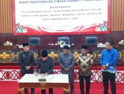 DPRD Murung Raya Umumkan Bupati dan Wakil Bupati Terpilih Masa Jabatan 2025–2030