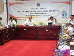 Pemko Palangka Raya Mantapkan Komitmen Keadilan Agraria Lewat Sidang GTRA 2025