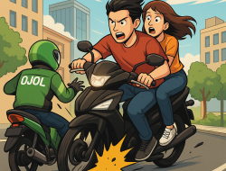 Bawa Cewek Ngebut, Ojol Jadi Korban, Endingnya Pemotor Jadi Tersangka