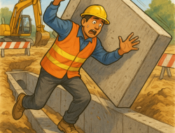 Nyaris Tertimpa Pagar Beton, Proyek Drainase Rp4,6 M di Palangka Raya Disorot Soal K3