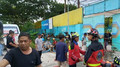 Kabel Box Panel PLTD Baamang Terbakar, Warga Sesak Hirup Asap Pekat Diduga Beracun