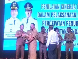 Murung Raya Raih Penghargaan Kabupaten Paling Kolaboratif dalam Penurunan Stunting se-Kalteng