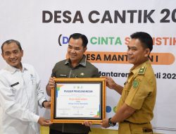 Bupati Pulang Pisau Hadiri Pencanangan Desa Cinta Statistik di Mantaren 1