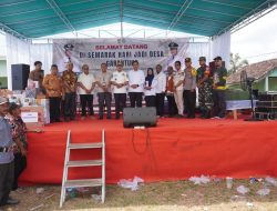 Bupati Pulpis Harapkan Desa Garantung Menjadi Subjek Pembangunan yang Mandiri