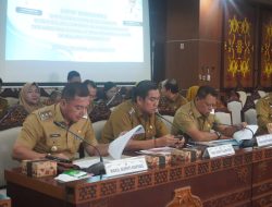 Wabup Pulpis Hadiri Rapat Evaluasi dan Pengawasan Anggaran Triwulan II