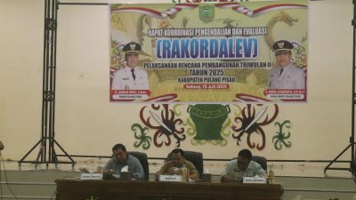 Serapan Anggaran Triwulan II Pulang Pisau Baru 32,21 Persen, Bupati: Perlu Strategi Percepatan