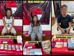 Tiga Pengedar Sabu Diciduk di Mura, Puluhan Gram Barang Bukti Diamankan