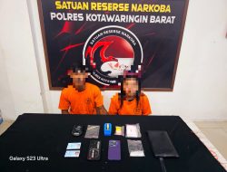 Pasutri Muda Kompak! Tapi Sayangnya Kompak Jualan Narkoba, Diciduk di Lanting Arut