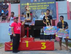 Tarung FC Juara Turnamen Sepak Bola se-Kabupaten Katingan