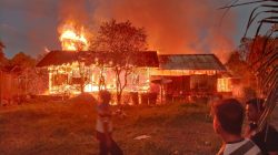 Empat Rumah dan Satu Gedung Walet di Petak Bahandang Ludes Terbakar