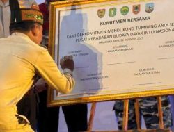 Tumbang Anoi sebagai Pusat Peradaban Budaya Dayak Internasional