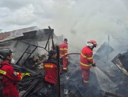 Kebakaran di Kampung Bugis Seruyan, Satu Rumah Warga Ludes Terbakar