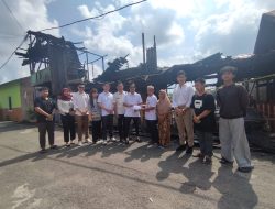 HIPMI Lamandau Salurkan Bantuan untuk Korban Kebakaran di Nanga Bulik