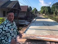 Bupati Fokus Percepatan Pembangunan Jalan Lingkungan di Lamandau
