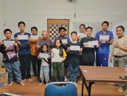 10 Finalis Terbaik Sukses Juarai Turnamen Catur Cepat Dinas Perhubungan di Puruk Cahu