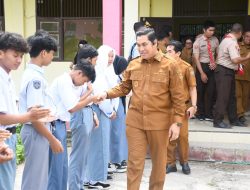 Wabup Pulang Pisau Audiensi Kepanduan Pramuka di Dua Sekolah
