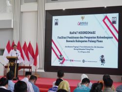 Wabup Pulang Pisau Buka Rakor Penguatan Kelembagaan Bawaslu