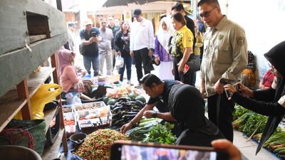 Pedagang Pasar Patanak Keluhkan Sepinya Pengunjung, Wabup Pulang Pisau Minta Buat Surat Resmi