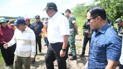 Dirjen LIP Kementan & Kajati Kalteng Tinjau Program Cetak Sawah Rakyat di Pulang Pisau