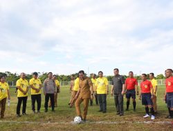 Bupati dan Wabup Pulpis Resmi Buka Turnamen Sepakbola Bupati Cup 2025