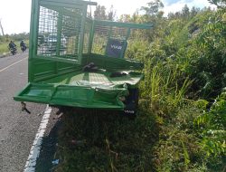 Kecelakaan di Jalan Lintas Palangka Raya–Buntok, Pengendara Motor Roda Tiga Meninggal Dunia