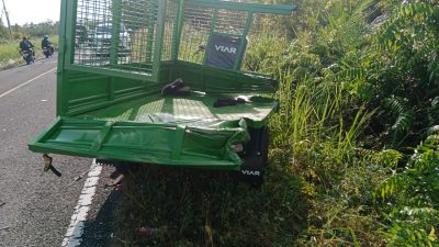 Kecelakaan di Jalan Lintas Palangka Raya–Buntok, Pengendara Motor Roda Tiga Meninggal Dunia