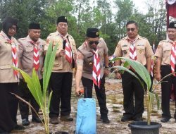 Wabup Tutup Kemah Besar Pramuka dan Jambore Cabang Katingan Tahun 2025