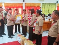 Bupati Katingan Beri Penghargaan untuk Kwartir Ranting Pramuka Tergiat