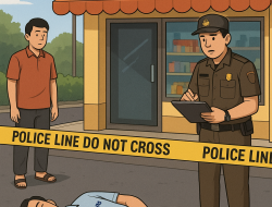 Karyawan PT BMB Meninggal Dunia Depan Toko di Kuala Kurun