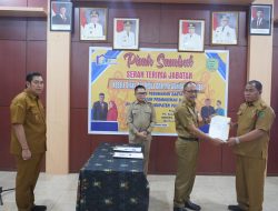 Wabup Pulang Pisau Pimpin Sertijab Kadis Perkimtan, Dorong Inovasi Pembangunan