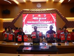 Enam Tersangka Ditangkap, Polres Katingan Sita 100,79 Gram Sabu