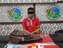 Polres Gumas Tangkap Pengedar Sabu, 10,42 Gram Disita
