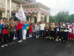 Kaukus Perempuan Parlemen Katingan Gelar Jalan Sehat dan Senam Bersama