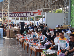 Ribuan Warga Meriahkan Senam Massal dan Jalan Sehat Hari Jadi ke-75 Barito Utara dan HUT RI ke-80