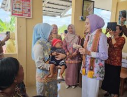 Bunda PAUD Kalteng Kunjungi Posyandu Rosela di Kelurahan Kasongan Baru