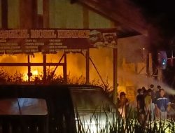 Gudang BBM di Belakang Bengkel Mobil Hendry di Puruk Cahu Ludes Terbakar Tengah Malam
