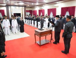 Bupati Lamandau Lantik 32 Pejabat Eselon, Tegaskan Pentingnya Profesionalisme dan Integritas