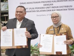 Momentum HLN ke-80, PLN dan Dishut Kalsel Sepakati PKS untuk Pembangunan Jaringan Lisdes di Tiga Kabupaten