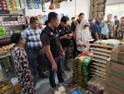 Polres Pulpis Monitoring Ketersediaan dan Pendistribusian Beras di Kahayan Hilir