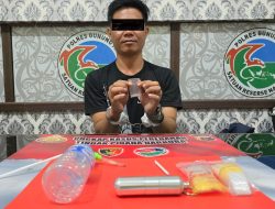 Berusaha Kabur, Pengedar Sabu di Gumas Ditangkap Polisi