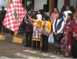 PUPR Barsel Ikut Meriahkan Karnaval Budaya Festival Dahani Dahanai 2025