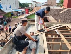 Pekerja Bangunan di Parenggean Tewas Tersengat Listrik Saat Merakit Rangka Besi